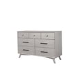 thumbnail image 2 of Flynn Mid Century Modern 7 Drawer Dresser, Gray, 2 of 2