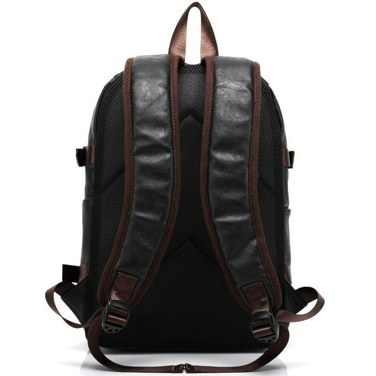 Pu Leather Backpack 2023 New Fashion Large Capacity Designer Backpacks  Female Travel Male Bags Mochilas School Men's Bag