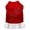 Red W/White, variant on Pet Dog  Cat Dress Rhinestone, "Multi Flower"