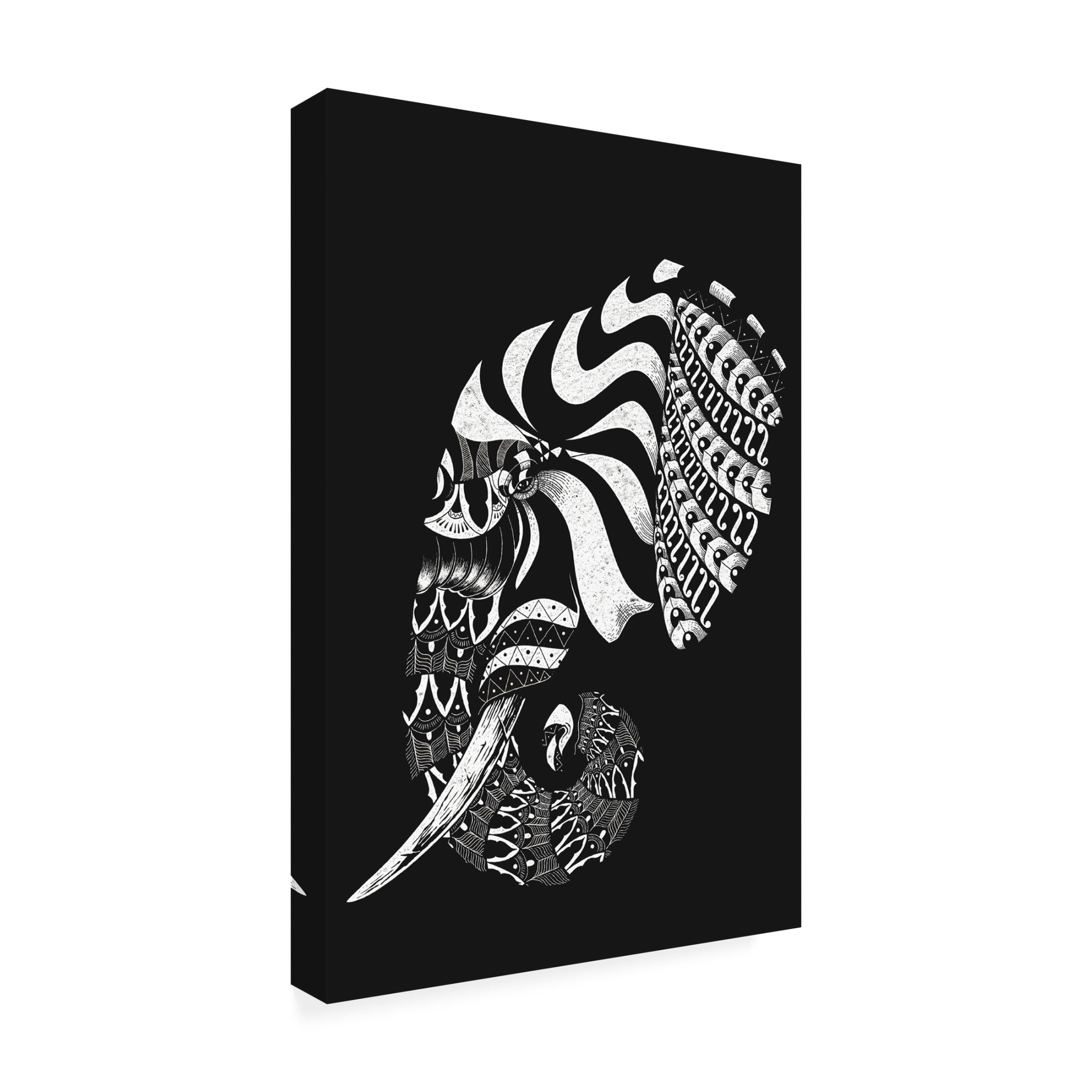 Trademark Fine Art jay stanley  Ornate Elephant Ii Canvas Wall Art