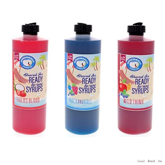 Syrup For Snow Cones, Hawaiian Flavor Syrups Icee Slushie Syrup, Soda