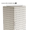 thumbnail image 4 of Azar 703385-WHT Panneau Perforé Emboîtable, 8 Pouces par 8 Pouces par 20 Pouces, Blanc, 4 of 6