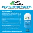 thumbnail image 3 of Vet Worthy Dog Hip and Joint Supplement - Glucosamine Chondroitin for Dogs with MSM and Essential Minerals - Early Care Formula for Dog Joint Health and Flexibility - Liver-Flavored Tablet (90 ct), 3 of 3