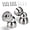 Silver, variant on ABCISI Powerful Magnetic Doorstop - 2 Pcs Stainless Steel Mini Door Stopper, Heavy Duty Magnetism Door Holder for Bedroom Bathroom Kitchen Home Office