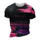 thumbnail image 4 of European And American Round Neck Casual Colorful Style Printed Short Sleeved T-shirt Top XL, 4 of 5