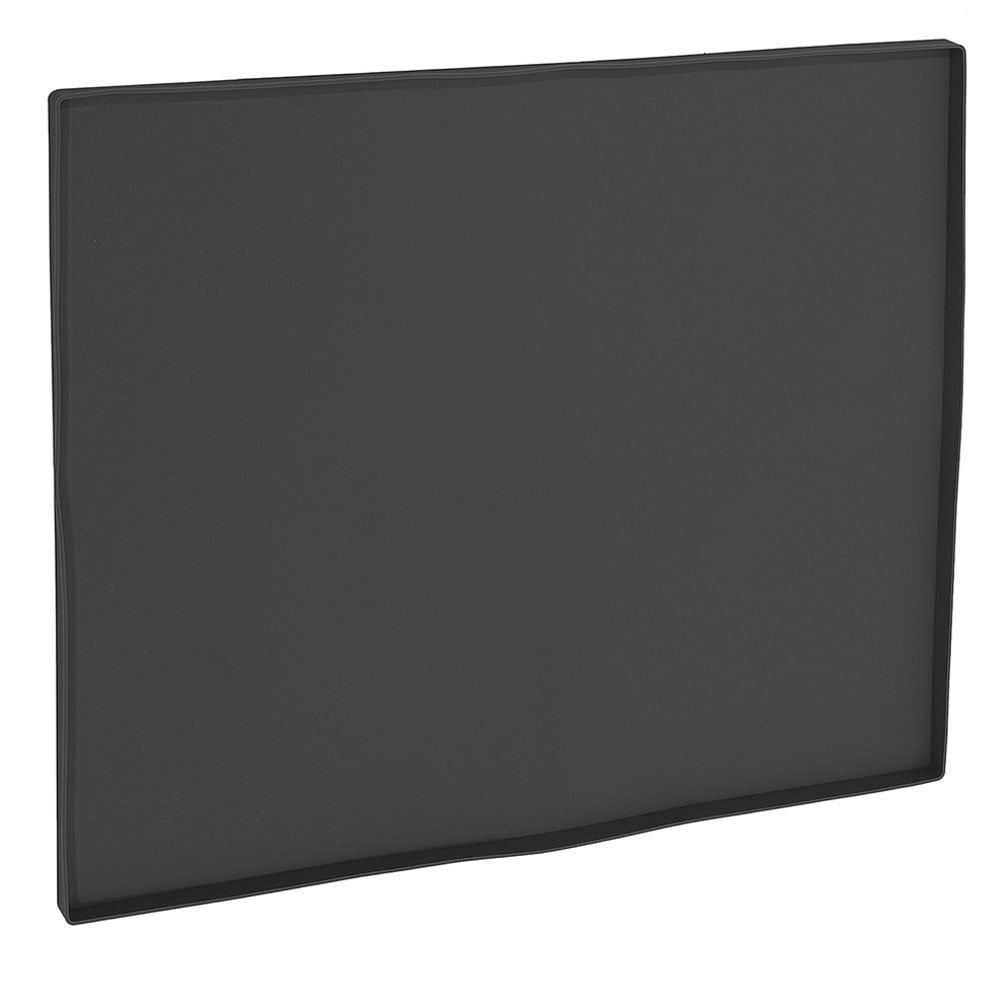 COMPUKAS Black Protective Mat for Washer Dryer, 1 Piece Laundry Room Floor Mat, Non- Washer Dryer Accessory
