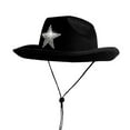 thumbnail image 5 of AWZXDE Sparkly Star Kids Hat Cowboy Hat For Kids Western Party Festival Sun Outdoor Play For Girls And Boys Black, 5 of 5
