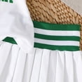 thumbnail image 6 of Kaprioy Toddler Baby Girl Cheerleader Outfit V Neck Letter Print T Shirt With Skirt Cheer Uniform Outfit Cheerleading Clothes School Sports Outfit, 6 of 6