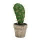 thumbnail image 1 of Planta de cactus artificial en maceta, decoración interior creativa, pequeña flor de simulación, 1 of 5