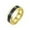 Gold, variant on YYKihy Steel Temperature Ring Body Temperature Smart Temperature Change Color Steel Display Ring