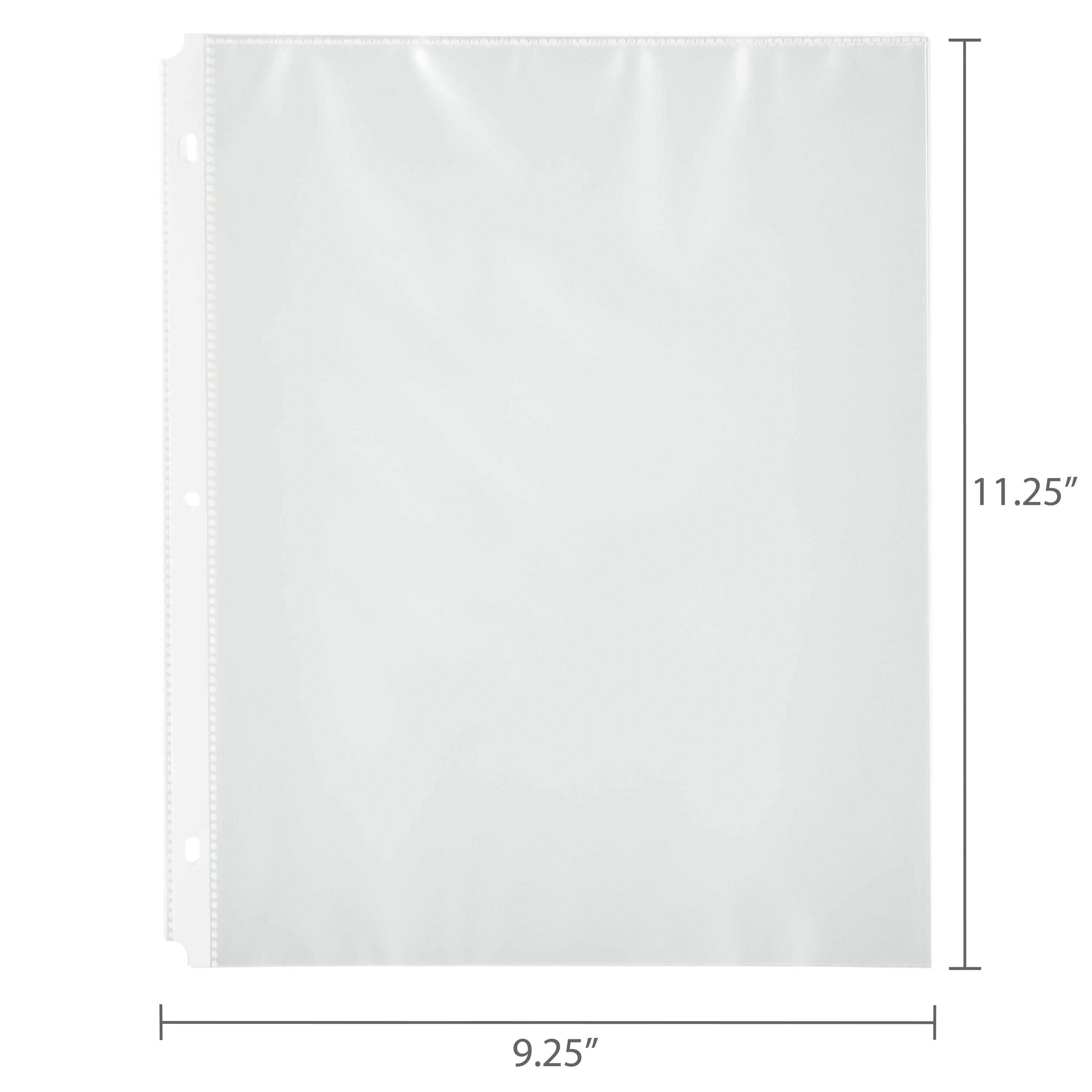 Pen+Gear Heavyweight Sheet Protectors, Letter Size, 8.5" x 11", 100 Count