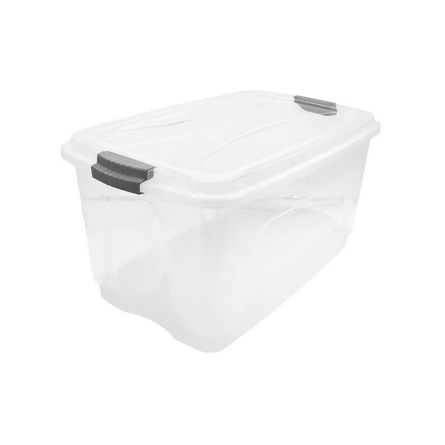 Caja Organización Boris Multiusos con Broche Negro 50 Litros