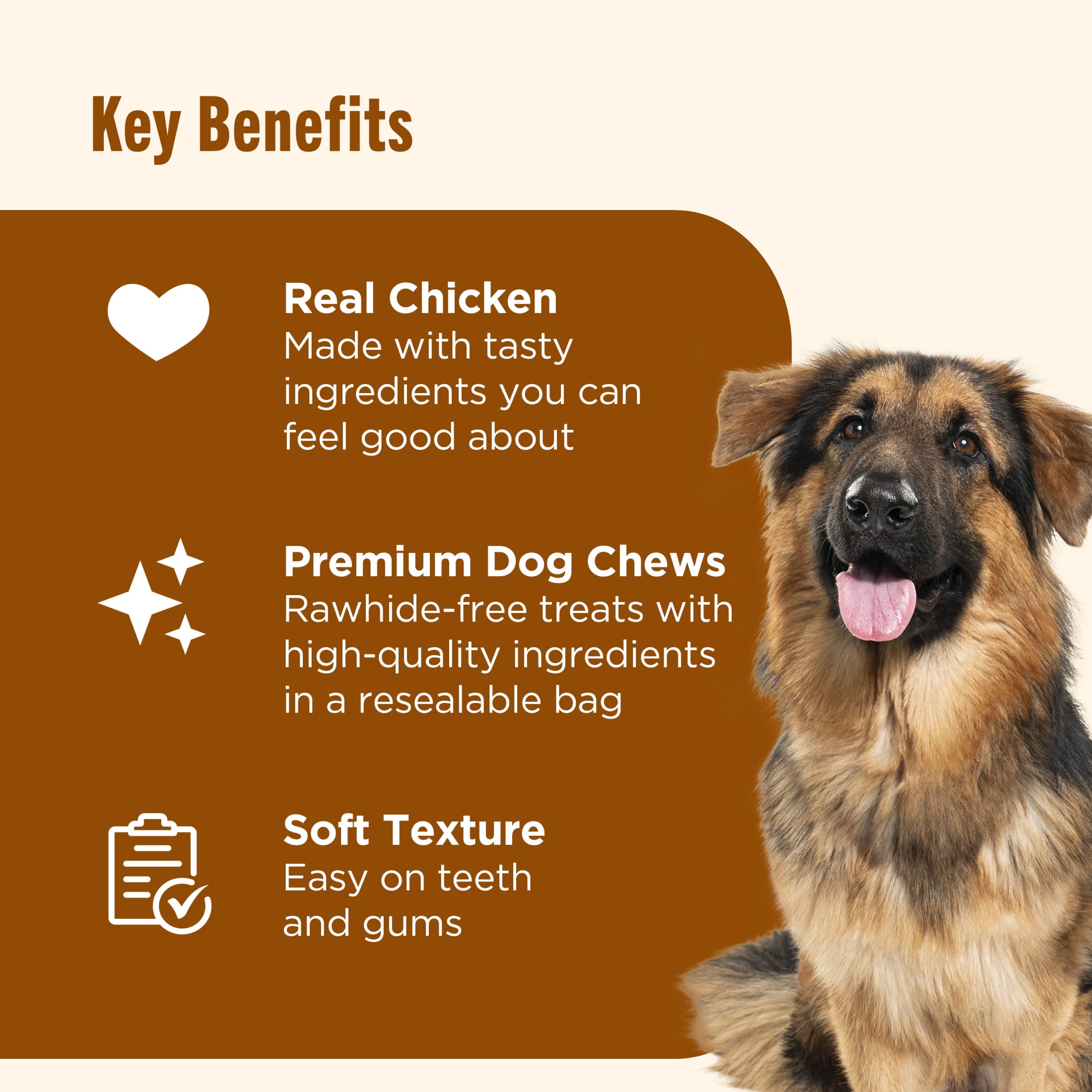 (2 pack) Nutrish Soup Bones Premium Dog Chews with Real Chicken and Veggies, 11 Chews, Packaging May Vary (Rachael Ray)