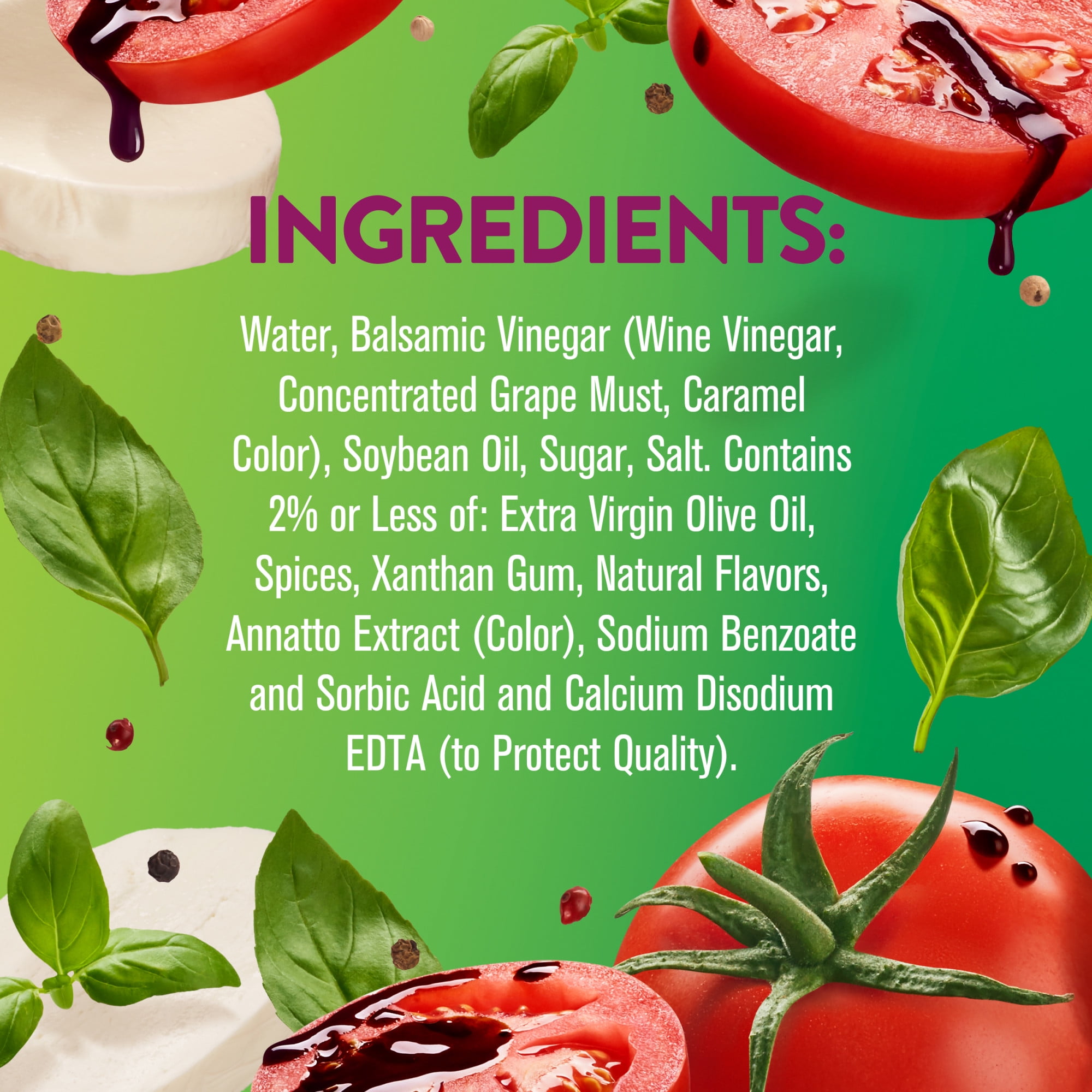 (6 pack) Wish-Bone Balsamic Vinaigrette Salad Dressing, 15 fl oz