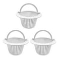 thumbnail image 1 of Swimming Pool Skimmer Replacement Basket with Handle, 3Pack - Above Ground Pool Thru-Wall Skimmer Baskets, 1 of 6