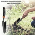 thumbnail image 3 of Garden Trowel - Heavy Duty Polished Stainless Steel - Rust Resistant Oversized Garden Hand Shovel for Quicker Work - Digs Through Rocky/Heavy soils - Comfort Grip (1Pc, B), 3 of 13