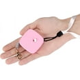 thumbnail image 1 of HUGFEGWE Retractable Dog Leash for Small Dogs Cats up to 11lbs with 6.5ft Anti-Pull Strong Nylon Tape, Hands Free, Mini and Portable Walking Leash with Wrist Strap, One-Hand Brake, Pink AZ824-12165, 1 of 6