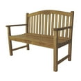thumbnail image 3 of Anderson Teak Rose Hand-Carved Teak Outdoor Bench - N/A, 3 of 5