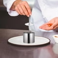 thumbnail image 3 of MIANGASTORE Round Stainless Steel Cake Rings: 3 Sets Mousse Cake Ring Mold with Press Pastry Mold with Pusher for Party Cold Dish Setting Plate Setting Devices, 3 of 5