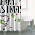 thumbnail image 4 of Shower Curtain for Bathroom Merry Christmas Tree Shower Curtains Waterproof Beautiful Bath Curtain Hooks Included,72x72Inch, 4 of 5