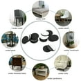 thumbnail image 4 of Furniture Pads, Adhesive Felt Pads 30mm Diameter 3mm Thick Round Black 16Pcs, 4 of 6