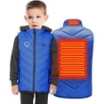 thumbnail image 2 of Hpgjzj Kids Heated Vest with Battery Pack Included Heated Vest Usb Rechargeable Waterproof Winter Hiking Jacket, 2 of 6
