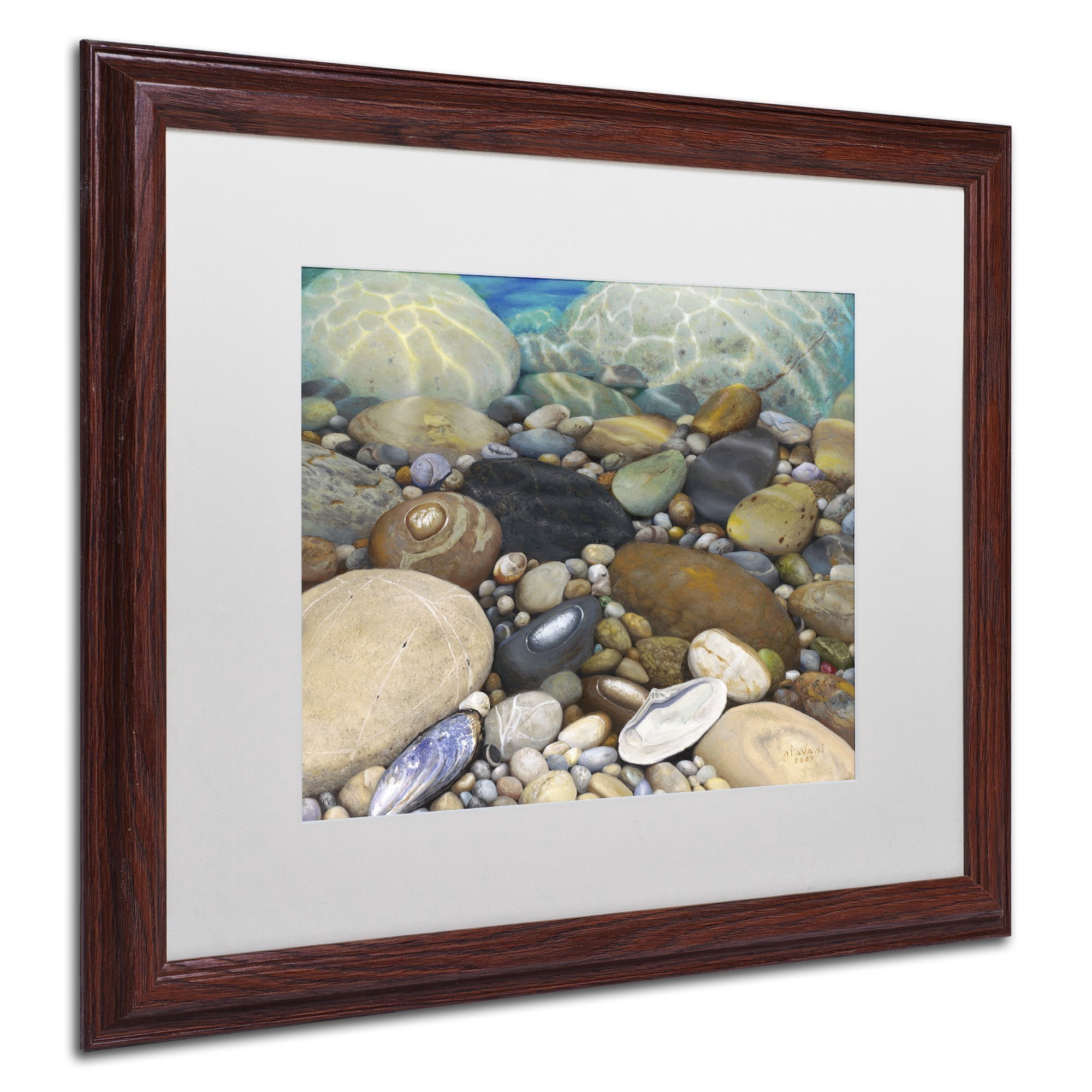 Stephen Stavast 'Shoreline Treasures' Matted Framed Art