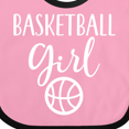 thumbnail image 4 of Inktastic Basketball Girl Sports Girls Baby Bib, 4 of 4