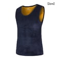 thumbnail image 4 of Minnieouse 2 piezas de ropa interior térmica para hombre, chaleco para clima frío sin mangas, Top básico de Color sólido, ropa Base informal cómoda Camisetas Azul oscuro Minnieouse AP013331-05, 4 of 6