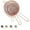 4. Rose Gold, variant on ReaNea Fine Mesh Strainer, Flour Sifter for Baking, Stainless Steel Colander, Tea Strainer Set of 3 (Gold)