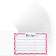 thumbnail image 1 of Vovoo Protectores de tarjetas de recetas 3x5, 100 unidades, fundas para tarjetas de recetas, funda para tarjetas de índice, 1 of 6