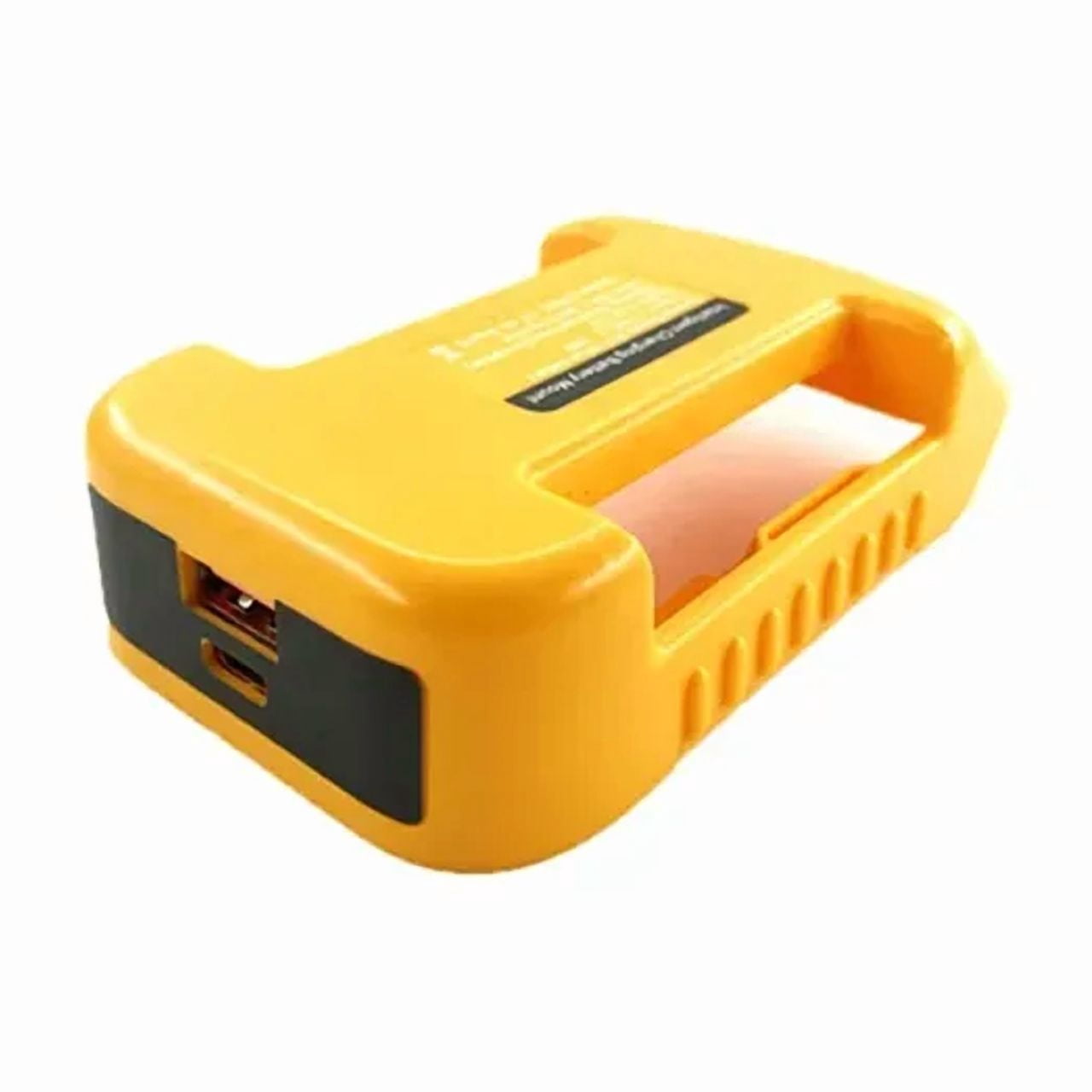 USB Charger Adapter for Dewalt 18V 20V Lithitum Battery Portable Type-C Port Fast Charging Battery Storage Rack Holder Case