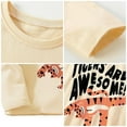 thumbnail image 4 of Kiijoy Toddler Boys Long Sleeve T-Shirt Tiger Letter Print Cotton Kids T Shirt, Sizes 2-3, 4 of 7
