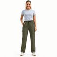 thumbnail image 2 of YAPPO Women's Hiking Pants Lightweight Quick Dry Cargo Pants, Water Resistant UPF 50+ Travel Outdoor Pants with 5 Zipper Pockets, 2 of 9