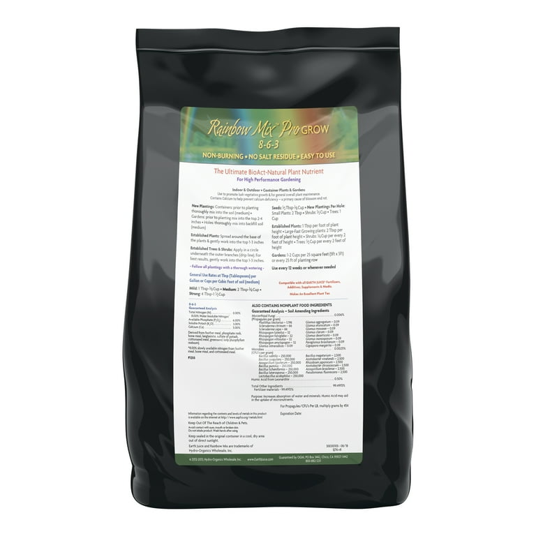 【りーり】rainboW Mixed Juice Earth Juice Rainbow Mix PRO Bloom | Bud Enhancing Fertilizer
