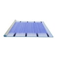 thumbnail image 2 of Ahgly Company Machine Washable Indoor Square Abstract Blue Contemporary Area Rugs, 3' Square, 2 of 4