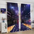 thumbnail image 4 of Boys Basketball Curtains - Sports Theme Basketball Court Teenagers Children Bedroom Printed Curtains - 42x54 Inch, 4 of 6