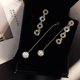thumbnail image 4 of Guardurnaity Pendientes de aro elegantes de plata y oro S925 para mujer, aretes largos con borlas a la moda, duraderos Ropa, zapatos y accesorios Miscelánea, 4 of 6