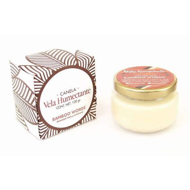 Vela de Soya Aromática con Canela | Hidratación y Masaje con Aromaterapia Natural