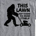 thumbnail image 3 of Instant Message - This Lawn Sasquatch - Men's Short Sleeve Graphic T-Shirt, 3 of 6