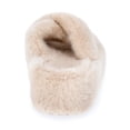 thumbnail image 3 of No Boundaries Women's Faux Fur Platform X-Band Slippers, 3 of 5