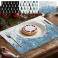 thumbnail image 1 of Christmas Tree Placemats for Dining Table - Set of 1, 12x18 Inch Holiday Table Mats for Kitchen & Party Decoration, 1 of 6
