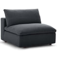 thumbnail image 3 of Modway Commix 6-Piece Fabric Down Filled Overstuffed Sectional Sofa Set in Gray, 3 of 7