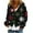 A-Green, variant on Cardigan Ugly Christmas Sweaters for Women Fall Winter Trendy Button Down Open Front V-Neck Holiday Fleece Sweater Christmas Printed Plush Casual Outwear Jacket