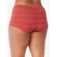 thumbnail image 4 of Joyspun Women's Sheer Stripe Seamless Boyshort Panties, 3-Pack, Sizes to 3XL, 4 of 5