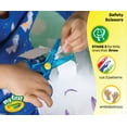 thumbnail image 4 of Suministros de arte para niños en edad preescolar, tijeras de seguridad para manualidades creativas, tijeras con cortadores de bordes decorativos, tijeras de entrenamiento para niños zurdos y, 4 of 5