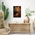 thumbnail image 4 of ZHONGYUTONG Tiger Canvas Wall Art Tiger Poster Prints Wild Animal Picture Modern Artwork for Living Room Office Framed (12.00" x 18.00"), 4 of 5