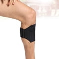 thumbnail image 4 of Lapsitude Black Sports Running Leg Pouch Elastic Calf Bag Hook and Tape Cell Phone Holder Storage Case Workout Pouch Exercise Bag for Outdoor, 4 of 7