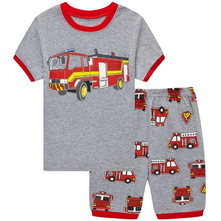 

Popshion Toddler Boys Summer Pajama Sets 6t