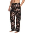 thumbnail image 2 of Balery Coffee Bean print Men's Pajama Pants,Ultra Lightweight Pjs,Lounge Pant-Small, 2 of 9